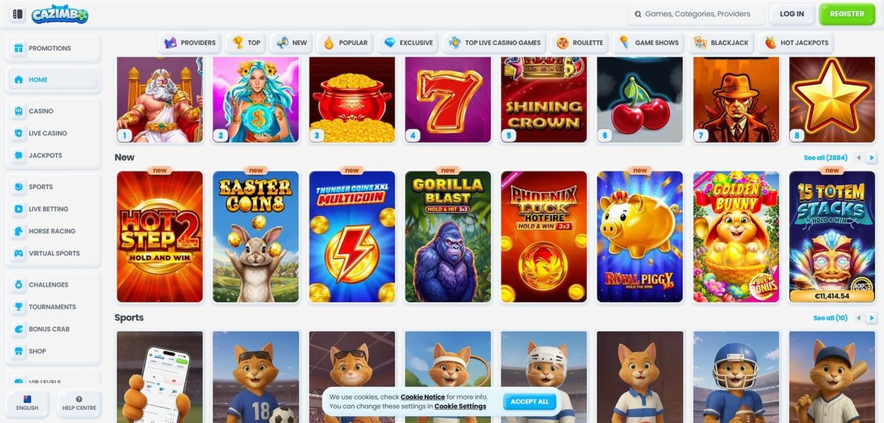 Cazimbo Casino – Αξιολόγηση & Κριτική 2026 Casino