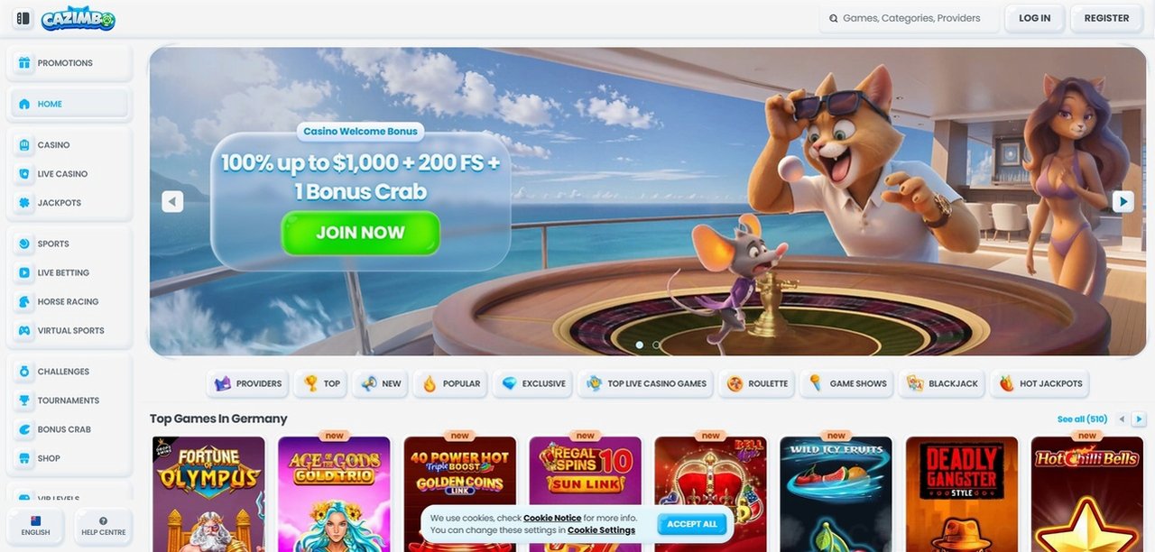 Cazimbo Casino – Αξιολόγηση & Κριτική 2026 Casino